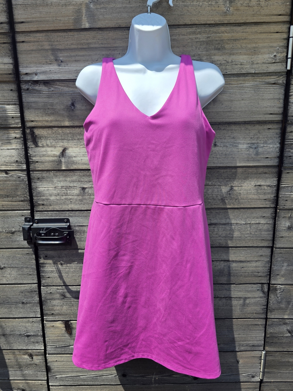 GAP Hot Pink V-Neck Tank Dress